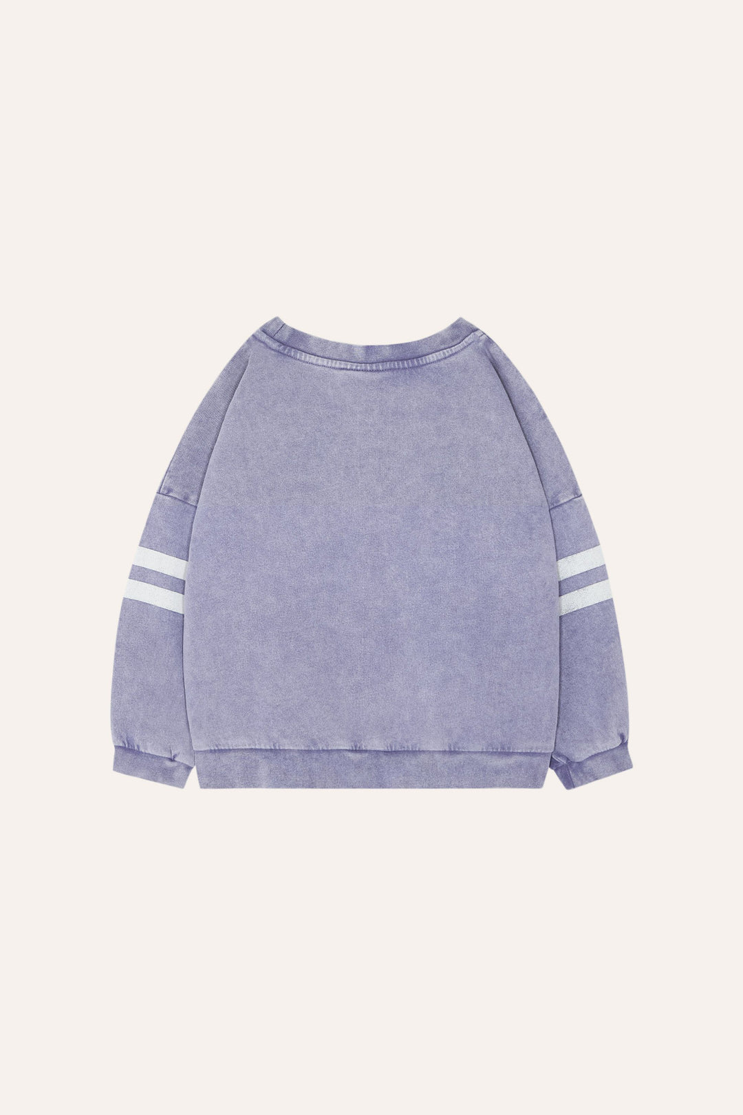 Chandail en coton bleu délavé