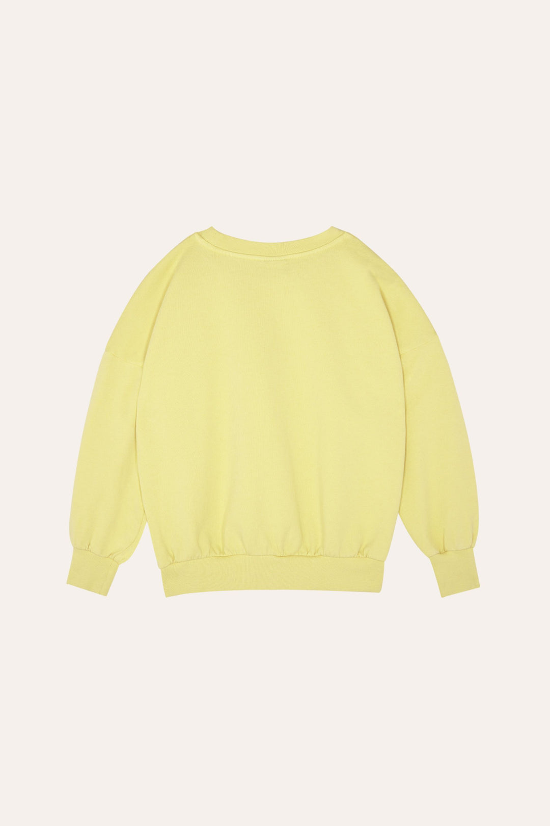 Chandail en polaire 100% coton jaune