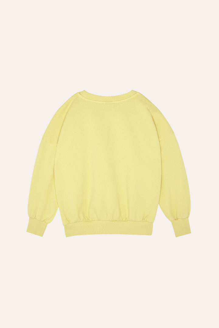 Chandail en polaire 100% coton jaune