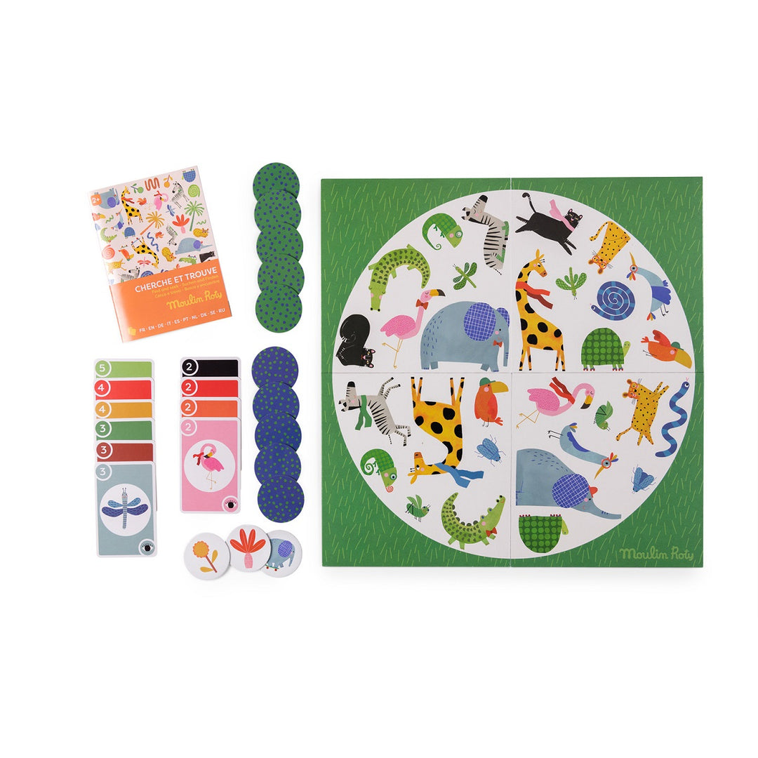 Cherche et trouve animaux et couleurs