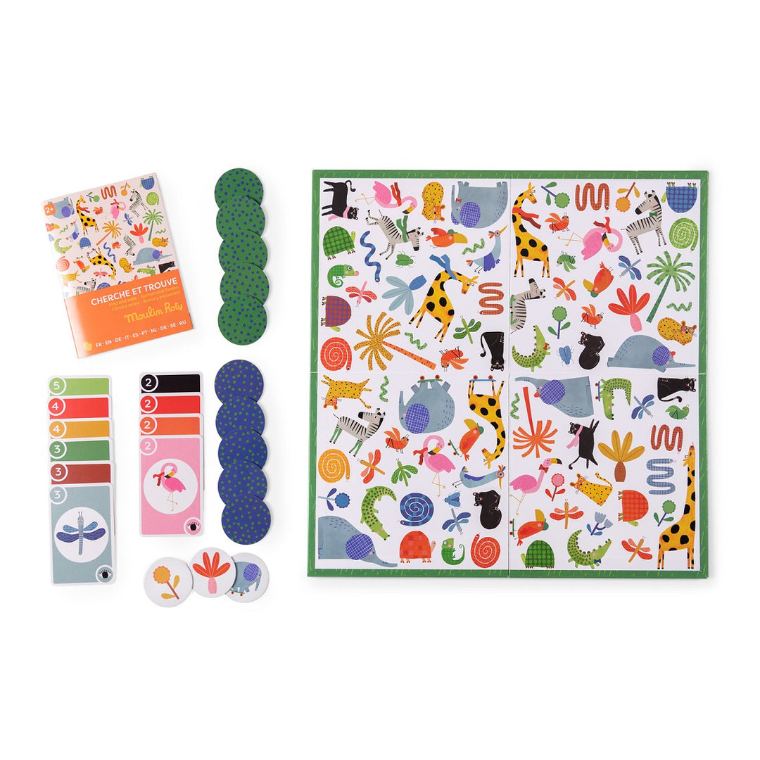 Cherche et trouve animaux et couleurs
