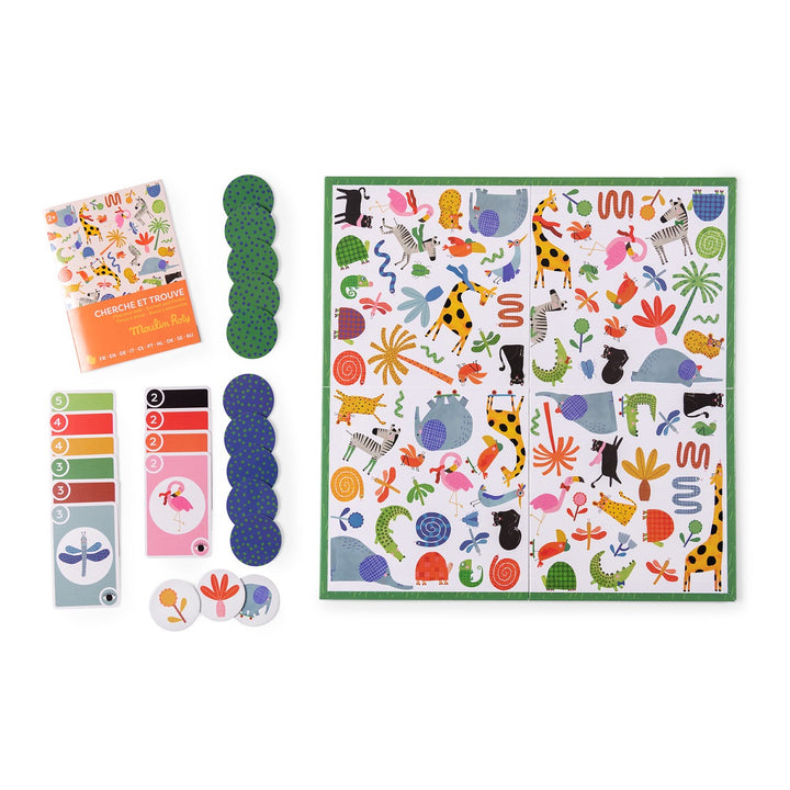 Cherche et trouve animaux et couleurs