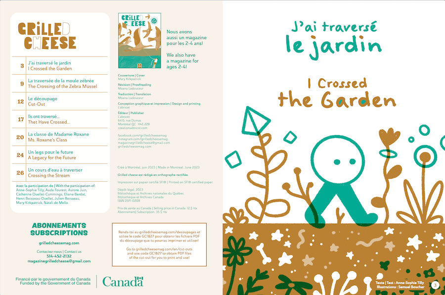 Magazine Grilled Cheese 5-10 ans n.27  Traversée