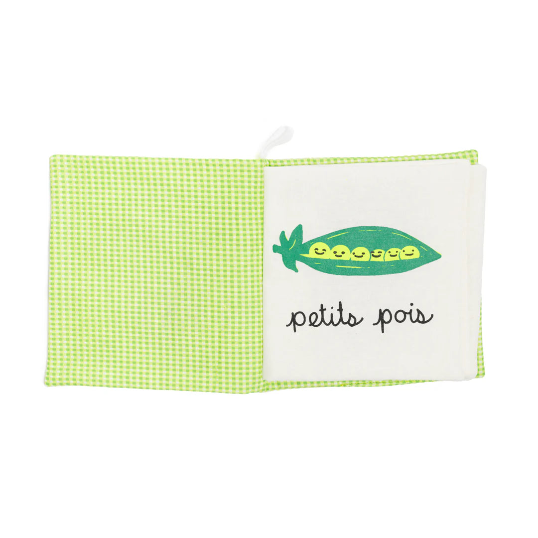 imagier les légumes en tissu vert