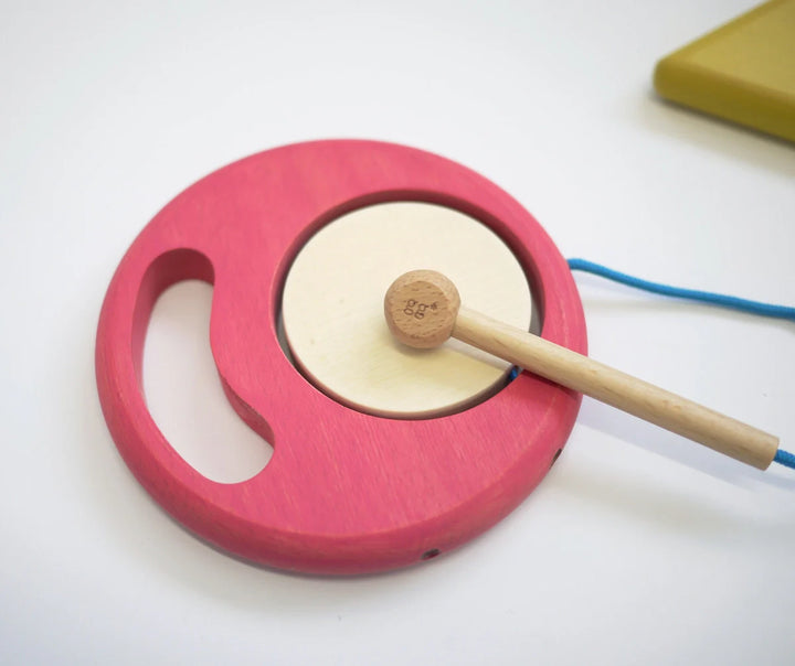 Instruments de musique en bois rose pour enfants
