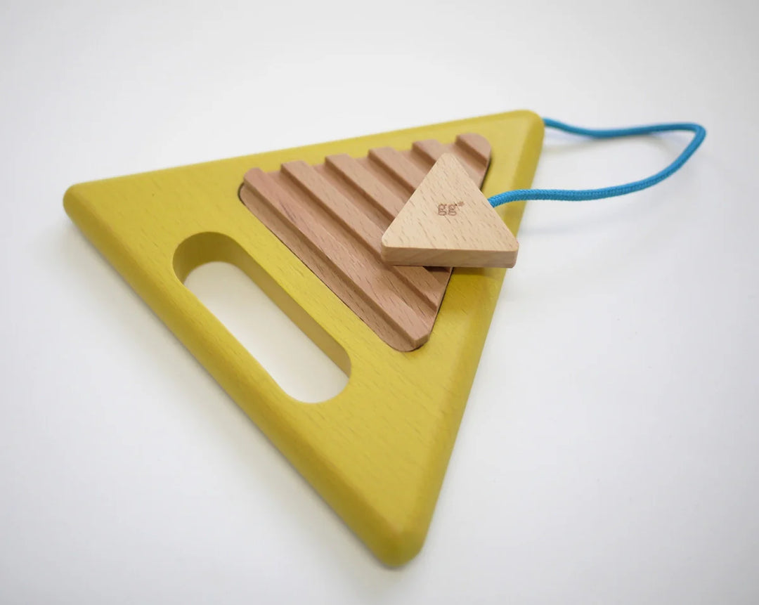 Instruments de musique en bois  jaune pour enfants