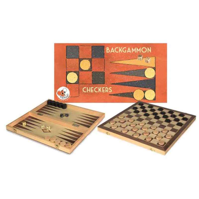 Jeu de dames et backgammon classique