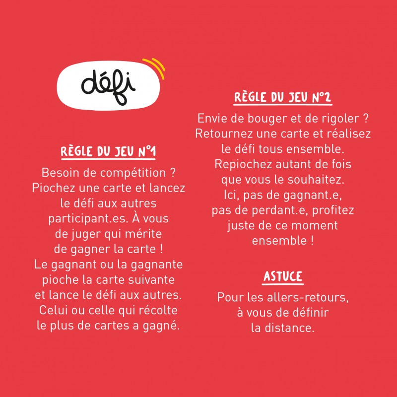 Jeu Move it de Défis cool