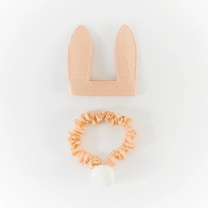 oreilles et queue de lapin en soie