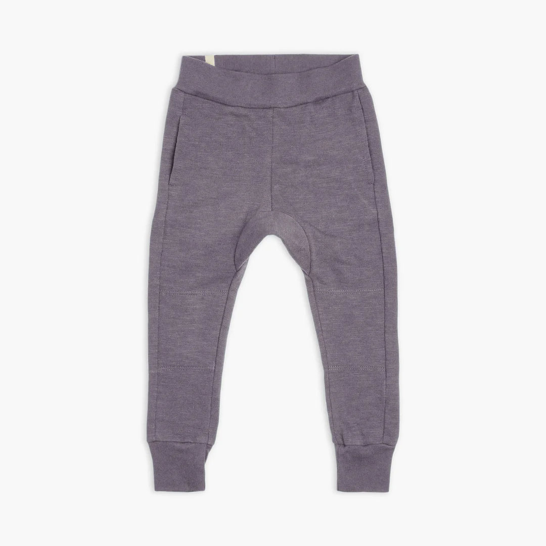 Pantalon coton ouaté prune vintage