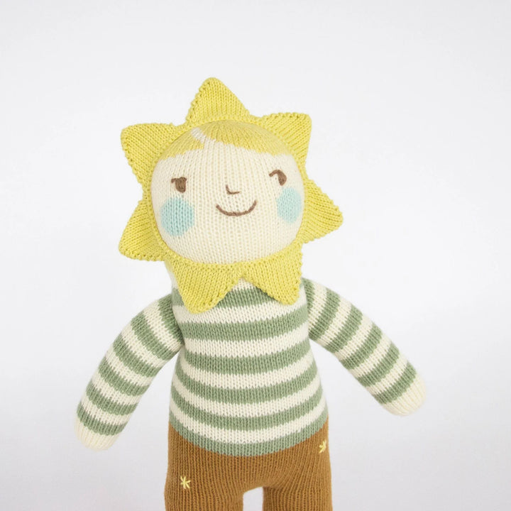 peluche tricotée sunny le soleil