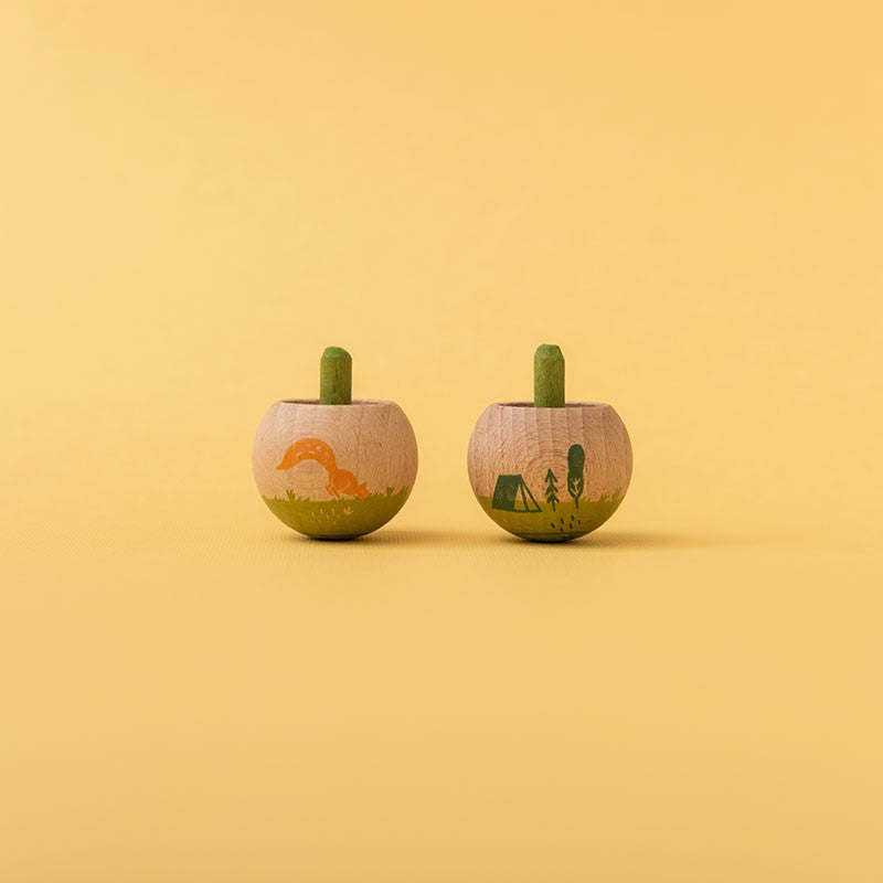 Toupie en bois Little worlds