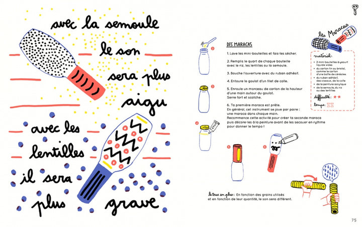 Le grand livre de bricolage des enfants Thierry Magnier éditions Socadis Montreal Quebec Canada livre d’activités arts art manuel idées