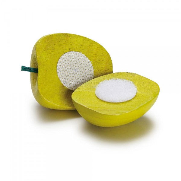 Erzi Montreal Canada apple to cut pomme à couper dinette cuisine pretend-play cooking toy
