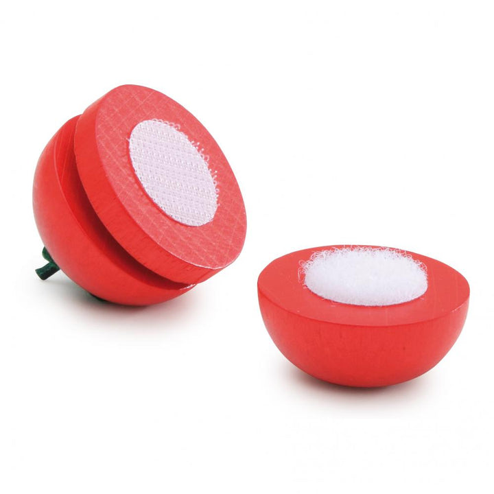 Erzi Montreal Canada tomato to cut tomate à couper dinette cuisine pretend-play cooking toy