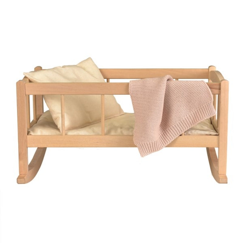 egmont doll wooden cradle berceau en bois pour poupées