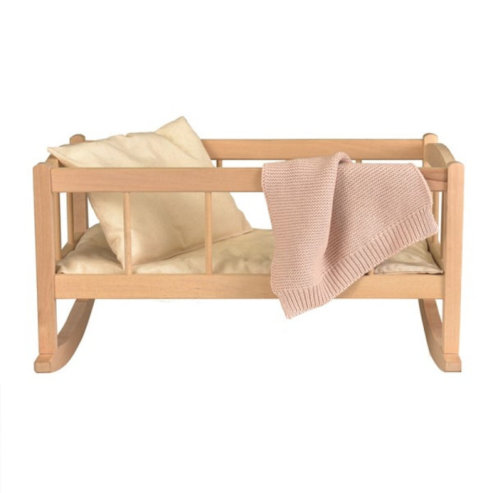 egmont doll wooden cradle berceau en bois pour poupées