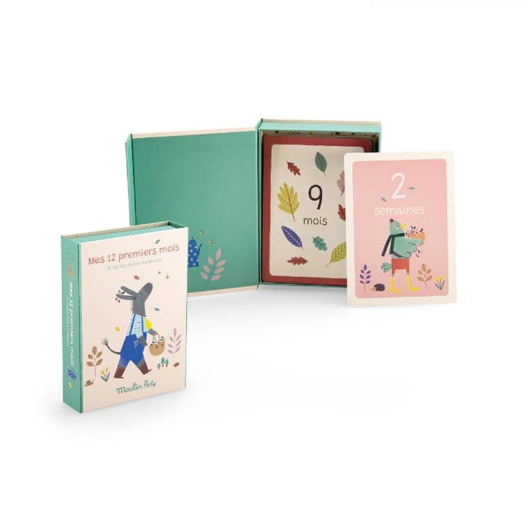Moulin Roty - Cartes photos naissance - Mes 12 premier mois