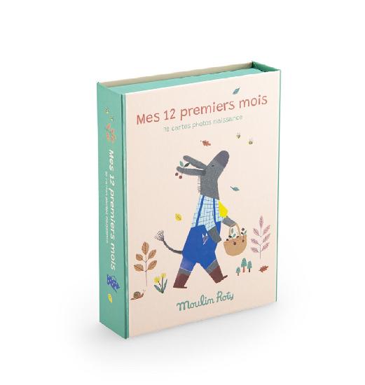 Moulin Roty - Cartes photos naissance - Mes 12 premier mois