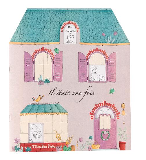 cahier autocollants moulin roty sticker book il était une fois - cover