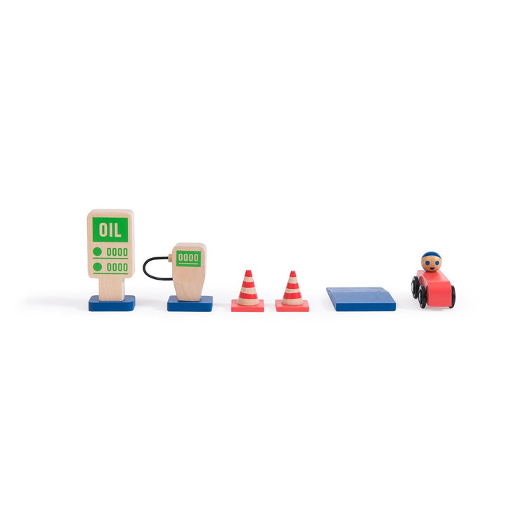 moulin roty station d'essence gas station aurelien debat car voiture vehicle véhicule garage toy toys jouet jouets kids enfants 720408
