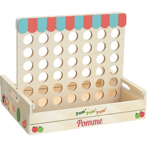 pom pom pom connect 4 jeu des pommes vilac v7608 four apples in a row
