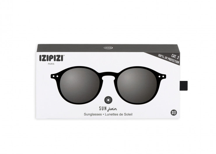 lunettes de soleil pour enfants izipizi 5-10 ans years sun junior #D sunglasses noir Black