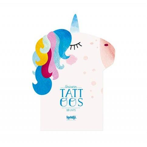 Londji tatouages temporaires licorne unicorn temporary tattoos