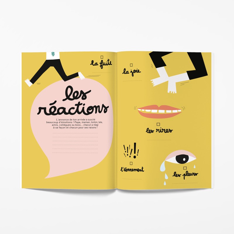 minus éditions cahier de grossesse 9 mois à t'attendre