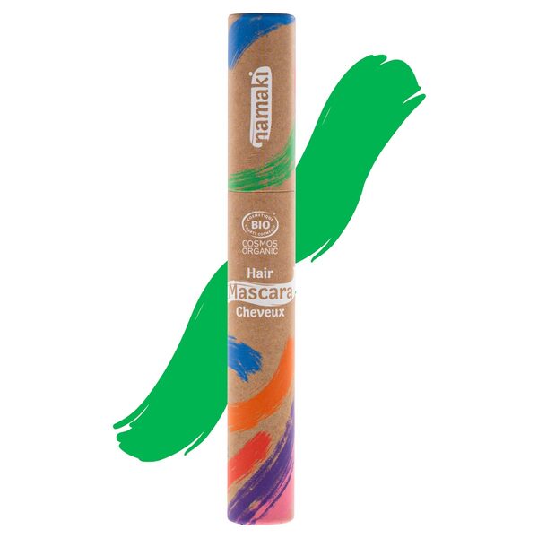 namaki hair mascara cheveux vert green