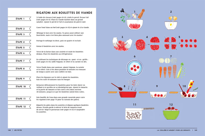 la cuillère d'argent phaidon livre de cuisine italienne pour enfants montréal québec canada socadis