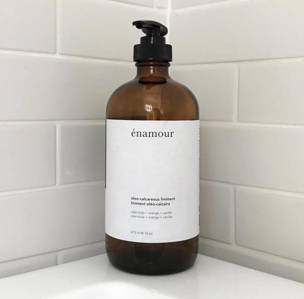 enamour montreal quebec canada liniment oleo-calcaire 473 ml 16 oz soins peau bébé baby skincare