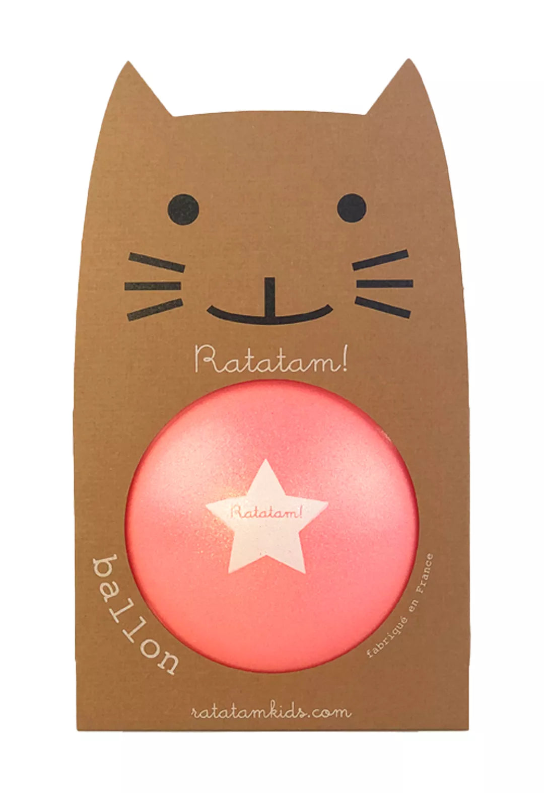Ballon summer paillettes 22 cm - Rose