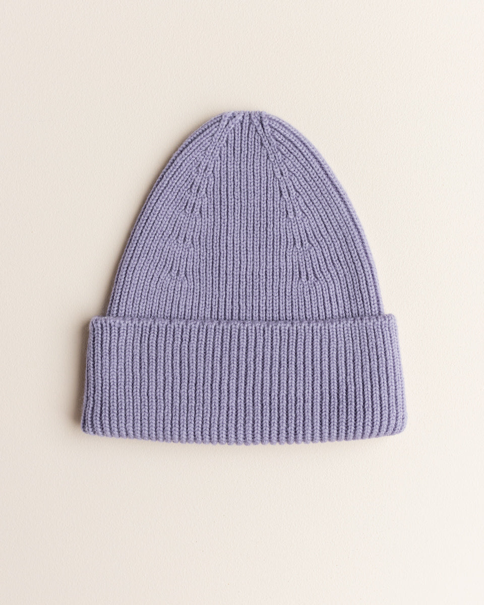 hvid beanie fonzie lilac tuque merino