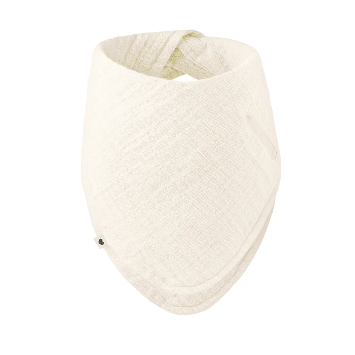 Bavoir bandana BIBS en mousseline Ivory