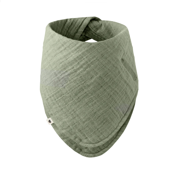 Bavoir bandana BIBS en mousseline Sage