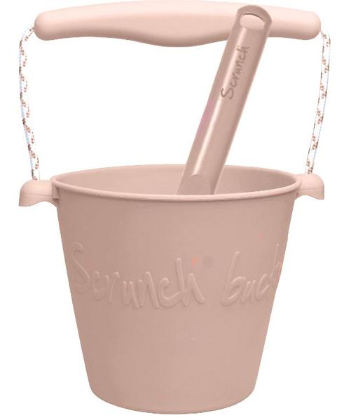 scrunch bucket spade silicone seau pelle blush