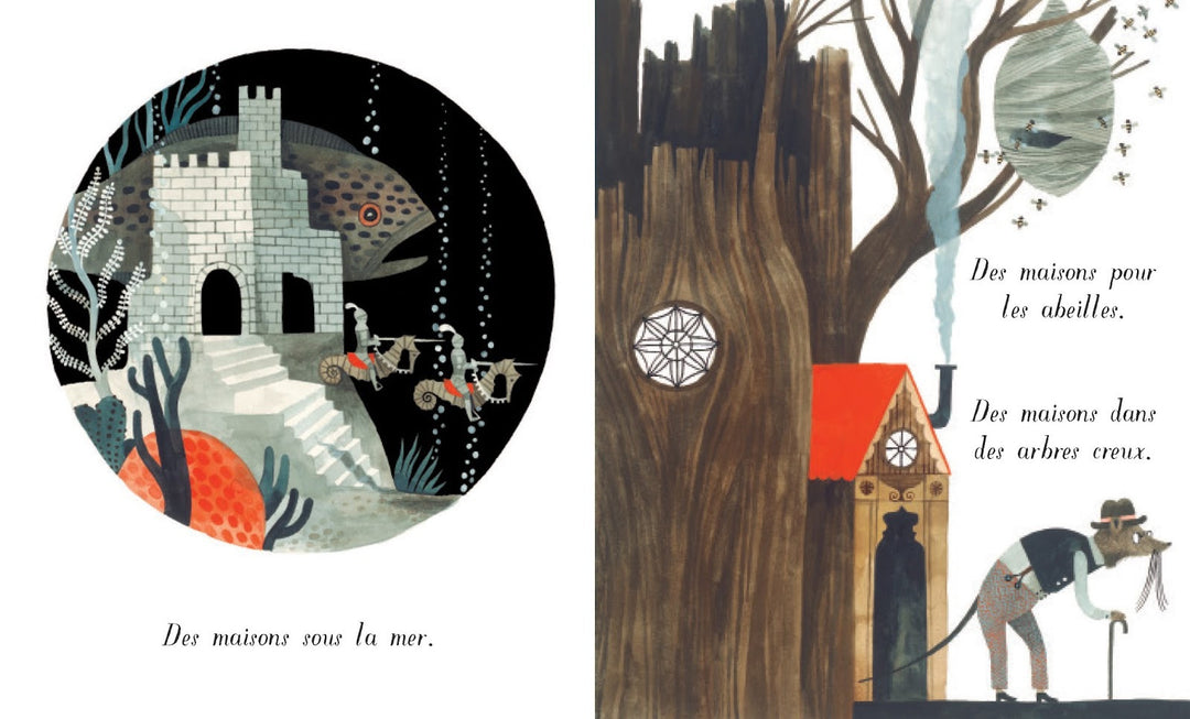 Chez nous, écrit & illustré par Carson Ellis aux éditions hélium