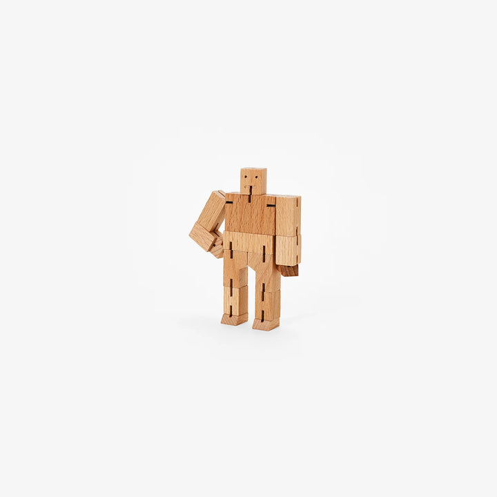 Cubebot micro en bois naturel