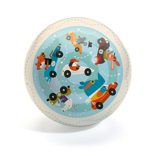 Ballon de 22 cm de diamètre joliment illustré traffic