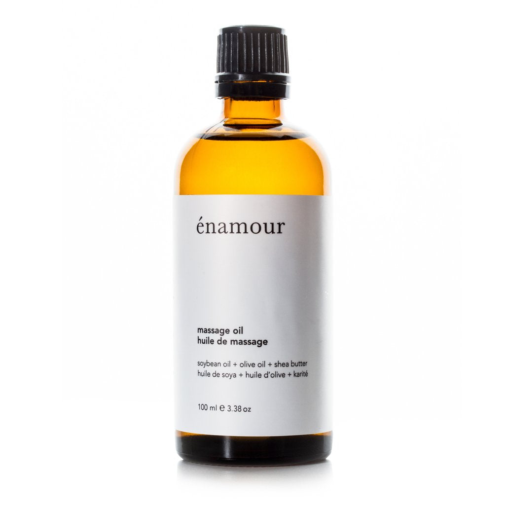 Enamour Montreal Canada massage oil, huile à massage baby bébé