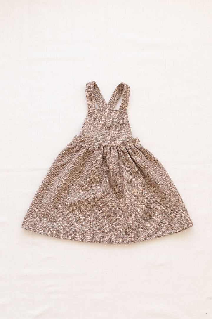fin & vince winter confetti pinafore