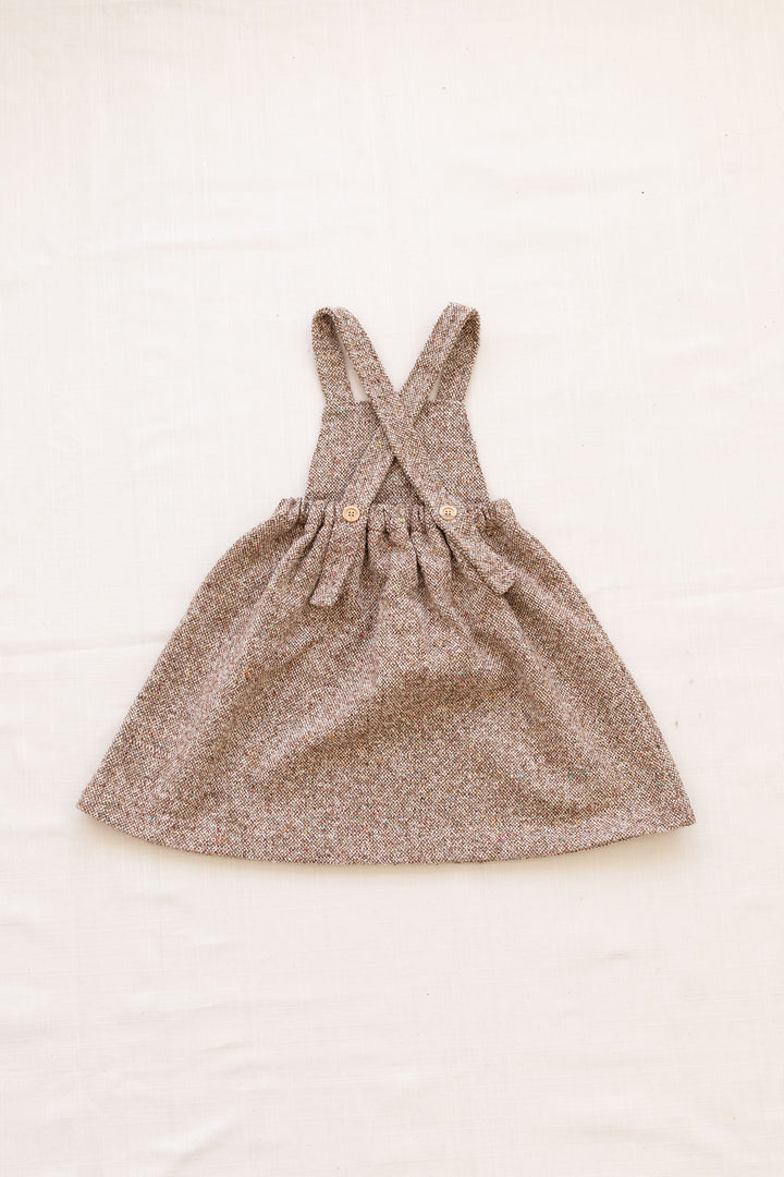 fin & vince winter confetti pinafore