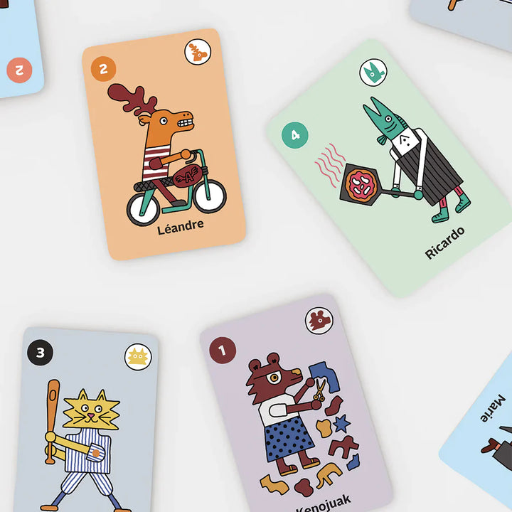 Jeu des cartes 7 familles d’aujourd’hui