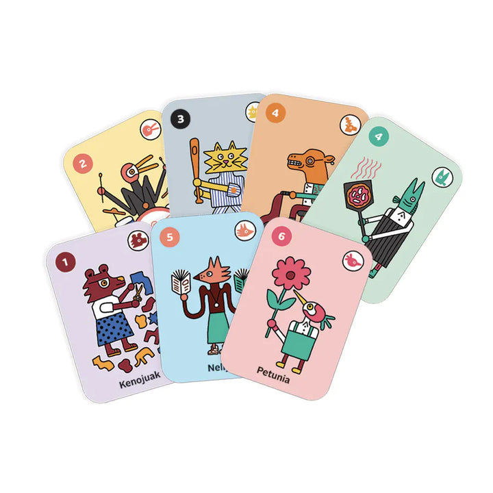 Jeu des cartes 7 familles d’aujourd’hui
