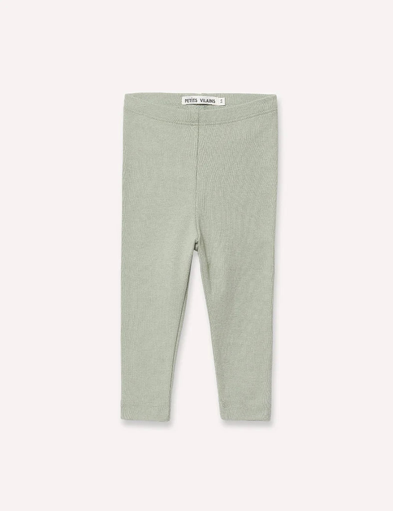 Legging en coton vert