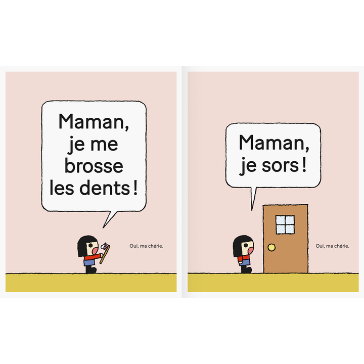 Maman je suis réveillée!