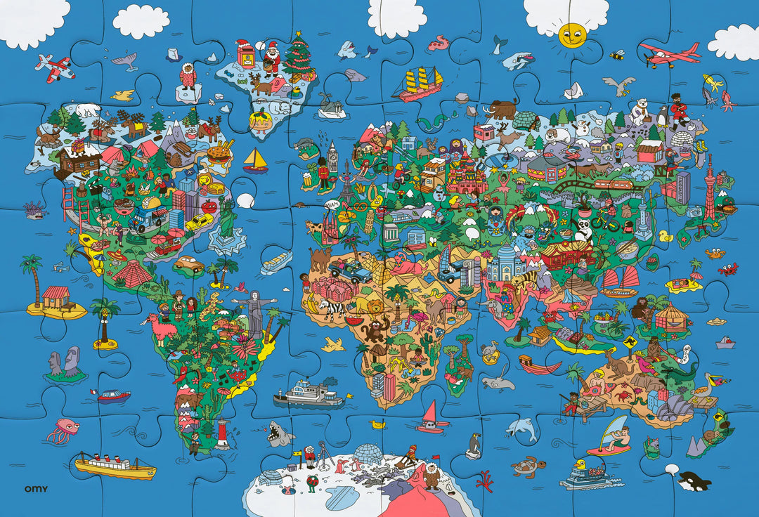 Omy - Mini Casse-tête - Atlas