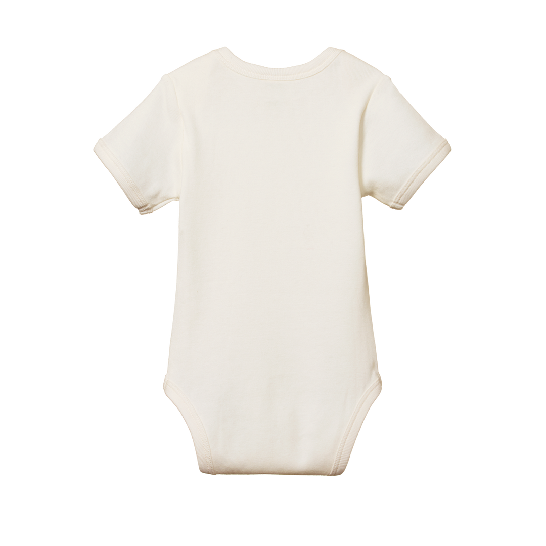 Short Sleeve Bodysuit - Natural