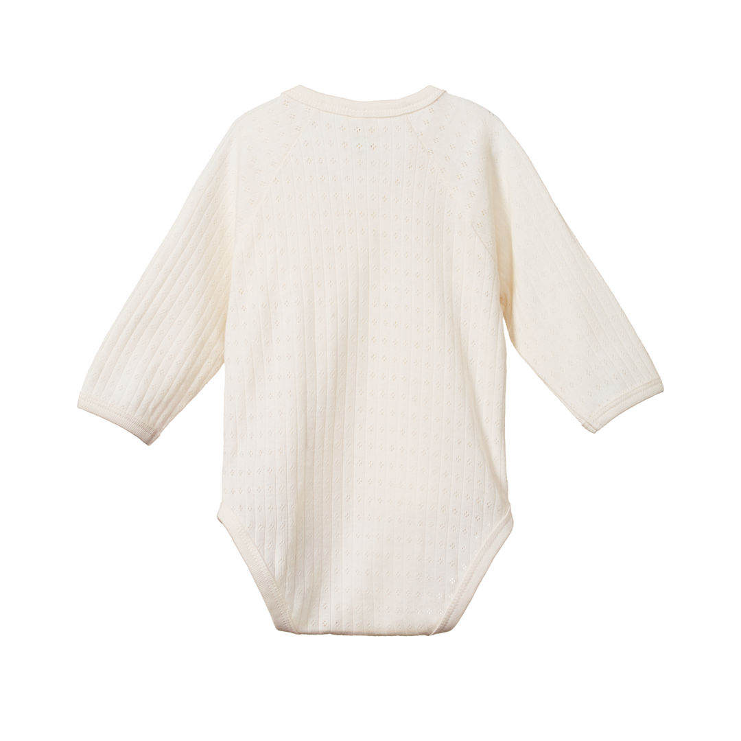nature baby body kimono pointelle long sleeves